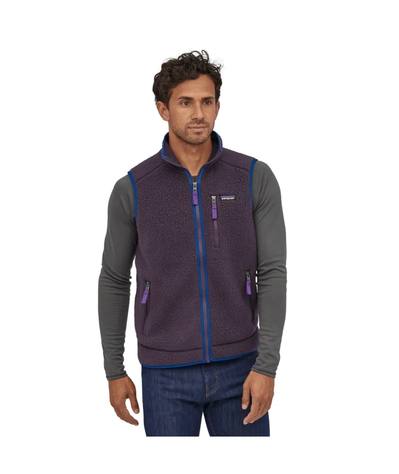 Patagonia Mens Retro Pile Vest Piton Purple-1